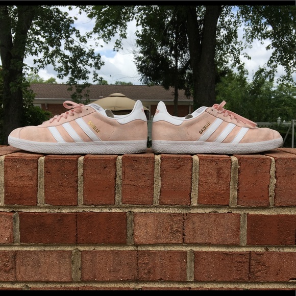 Adidas Gazelle Women Blush Pink Sneakers- Size 10 - Picture 4 of 7